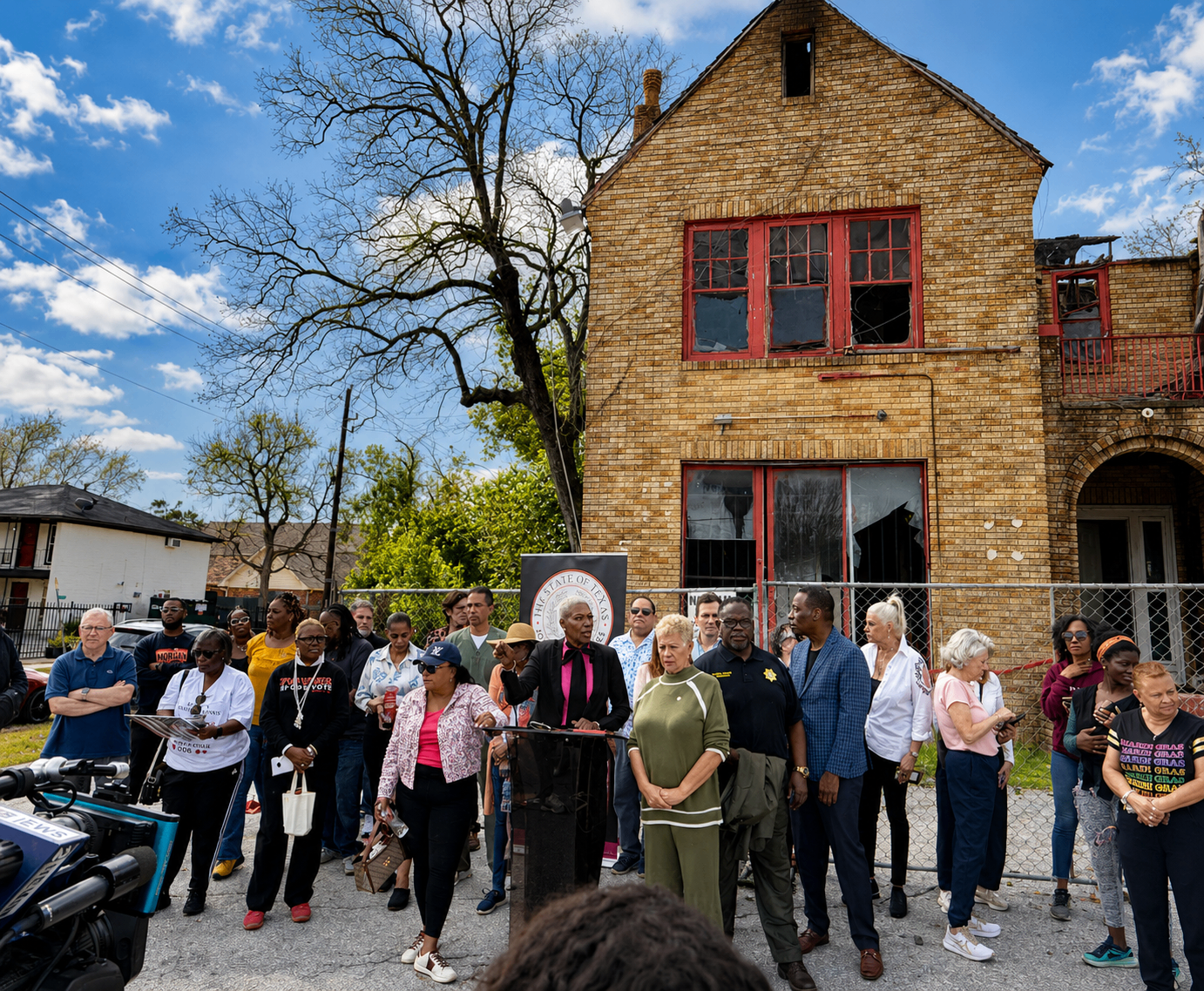 Houston residents rally against proposed gas station